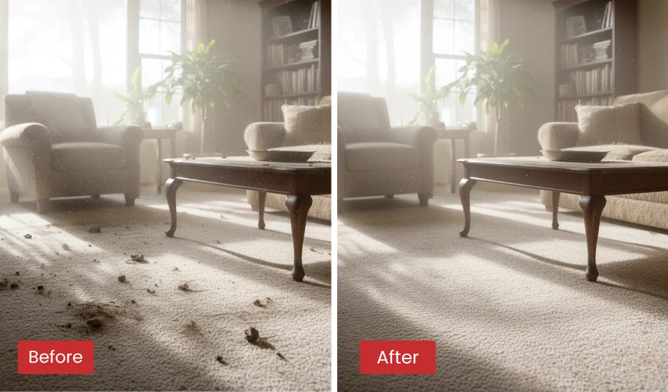 Allergy Control Treatment Before & After